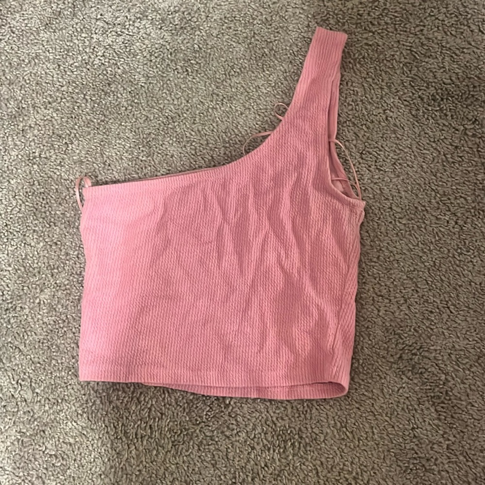 Pink crop top